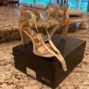 Badgley Mischka Bridal Block Heels